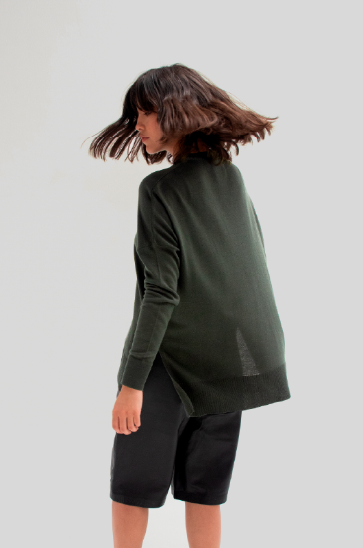 Julia Crewneck Verde Botella